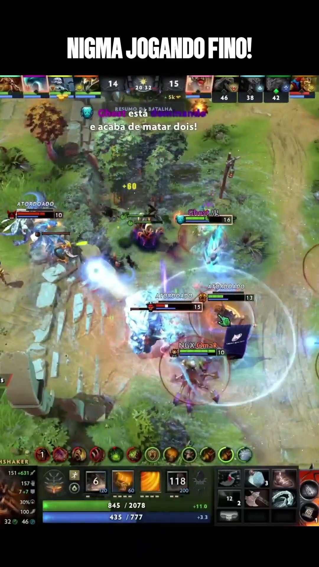 Nigma conseguindo ótimas TF, Black Hole brabo!