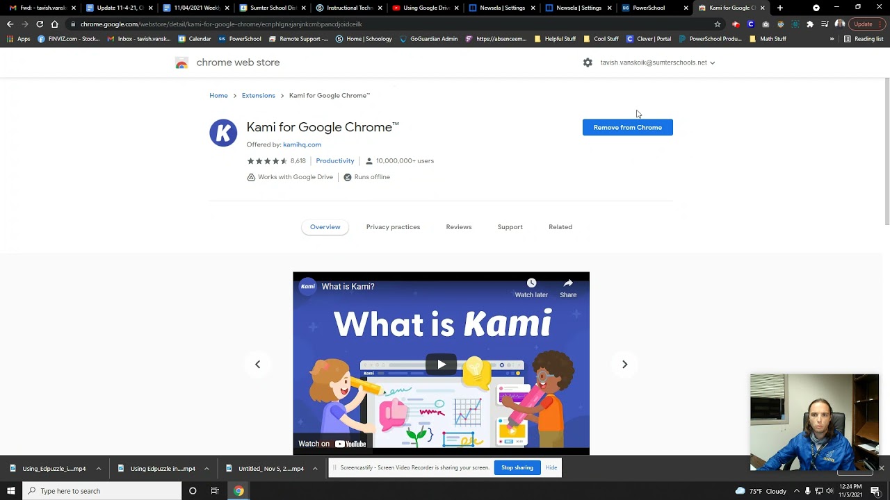 Installing Kami Chrome Extension