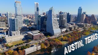 Austin, Texas Modern 4k Drone Footage