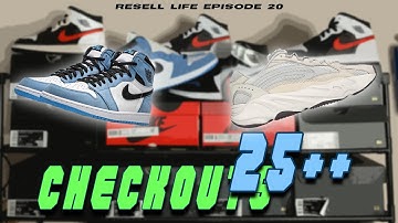 DASHE, STILL THE YEEZYSUPPLY KING 25 CHECKOUTS! JORDAN 1 LIVE COP-RESELLING VLOG- Resell Life Ep.20