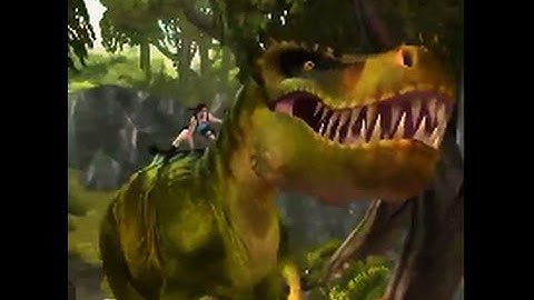 Lara Croft: Relic Run.. T-Rex Ride