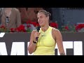 CEREMONIA Final WTA // Discurso de Aryna Sabalenka // MUTUA MADRID OPEN 2024
