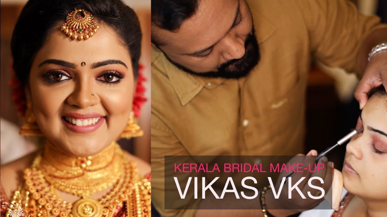 Kerala Hindu bridal makeup by Vikas Vks I South India bride I ...