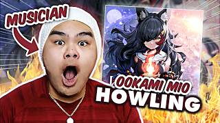 Ookami Mio - Howling | MUSICIAN REACTS FOR THE FIRST TIME