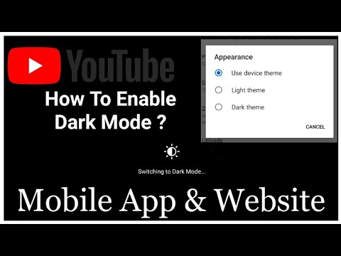 YouTube Dark Mode | Dark Theme | Mobile App & Website | Hindi - YouTube