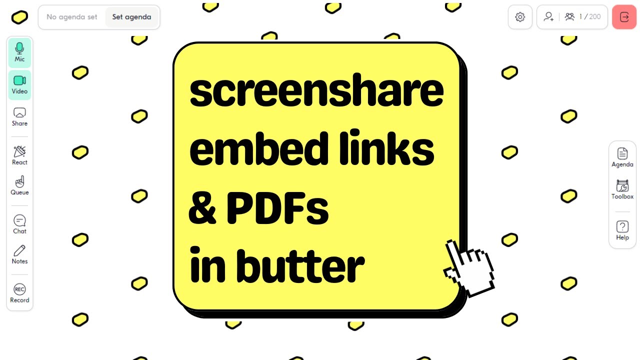 Screenshare, Embed Links, PDFs – Smooth as Butter – Ep 16