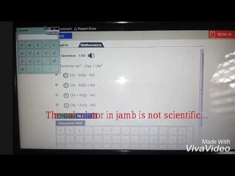 Jamb hack-- How to use scientific calculator in jamb cbt