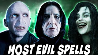5 Spells SO EVIL Even Dark Wizards FEAR Them  Harry Potter Explained