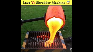 Lava Vs Shredder Machine अब क्या होगा 😱😲#shorts|factzilla|