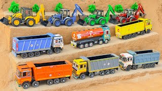 Jcb 5Cx And Tata Truck 2518 Parking Video Jcb Tractor Video Jcb Video Jcb Tractor Cartoon