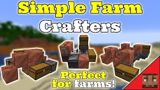 Simple single or dual stage item Crafters!  [Java + Bedrock]