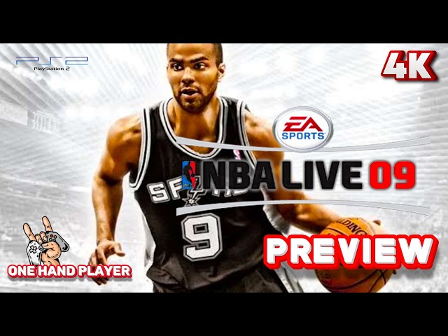 NBA Live 09 Gameplay PS2 (4K 60FPS) First 25 Minutes Preview One