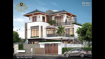 KHÁM PHÁ BIỆT THỰ HIỆN ĐẠI 3 TẦNG ĐẸP HOÀN HẢO BH18014