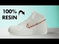 Making a CLEAR NIKE SHOE out of RESIN!
