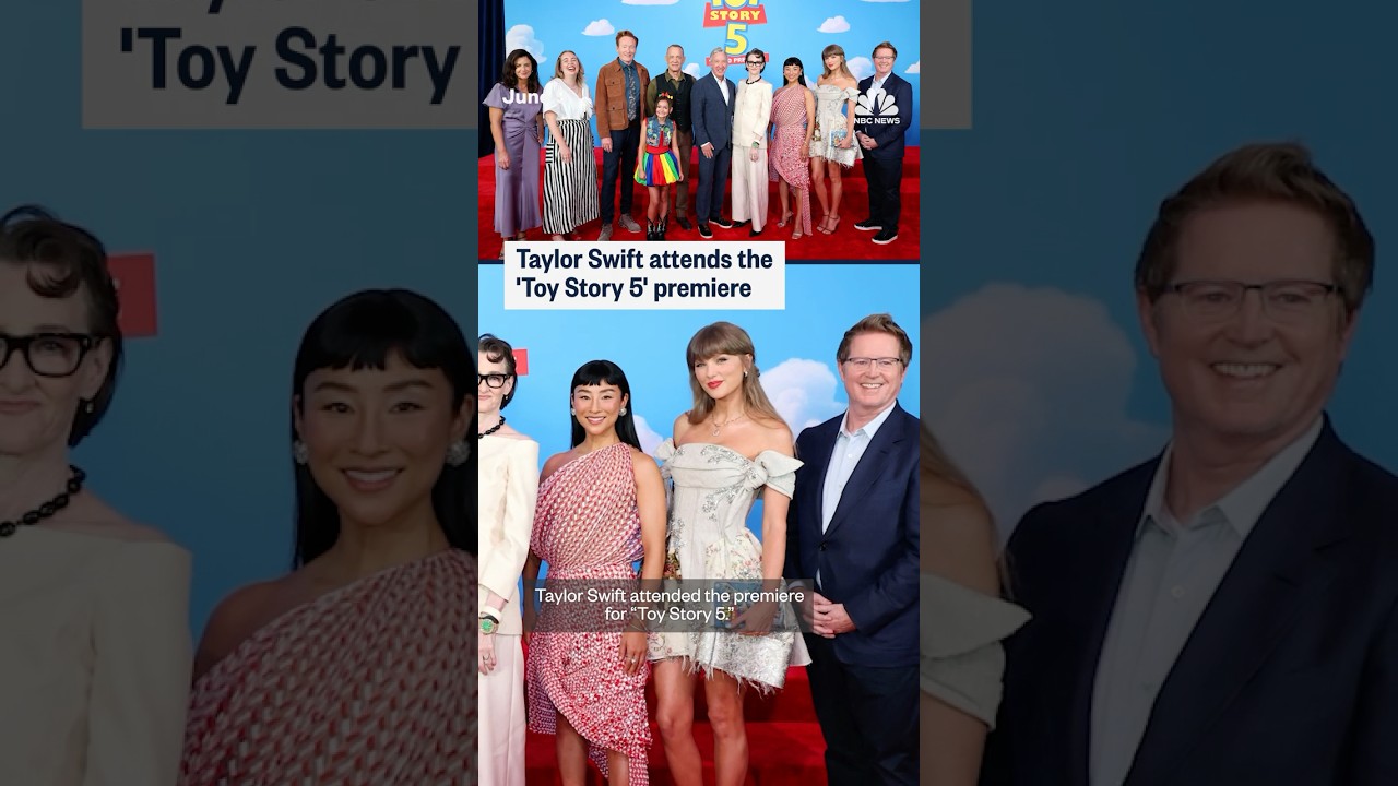 Taylor Swift performs ‘Toy Story 5’ song at premiere