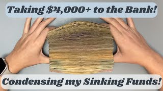 Condensing my Sinking Funds! || Taking Over $4,000 to the Bank! || Bill Exchange || July Bill Swap