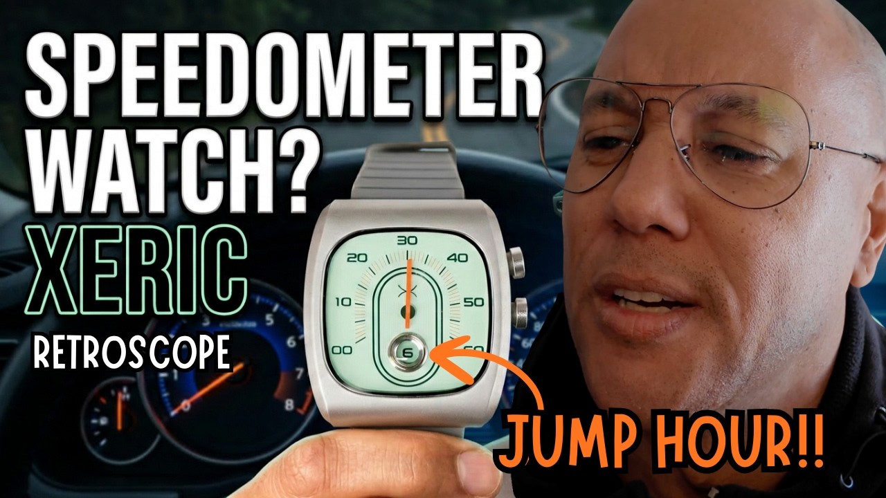 XERIC RETROSCOPE Jump Hour (MINT RUBY) Quartz Watch REVIEW | IN