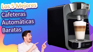 Los 5 Mejores Cafeteras Automáticas Baratas - YouTube