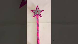 how to make a princess magic wand 🪄💖💜 #crafteryogita #diy #artandcraft #papercraft #youtubeshorts