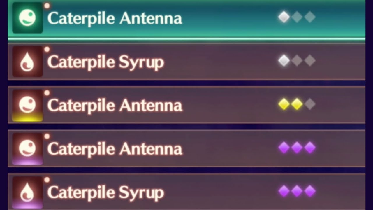 Xenoblade Chronicles 3  Gem Crafting Where to Find Caterpile Antenna