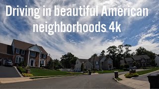 Driving in beautiful American neighborhoods - Ocean, New Jersey 🇺🇸 (4k)