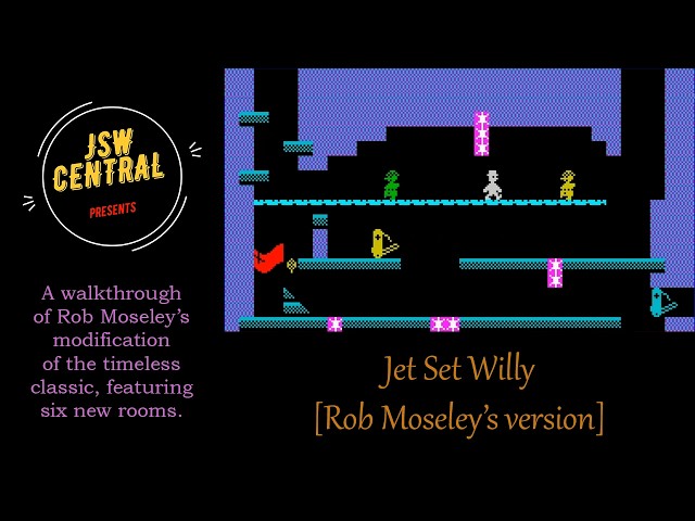 Jet Set Willy - Rob Moseley's version walkthrough | ZX Spectrum