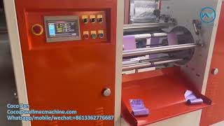 Fully Automatic Double Lines Biodegradable Garbage Bags On Roll Machine Coreless Star Bottom Seal