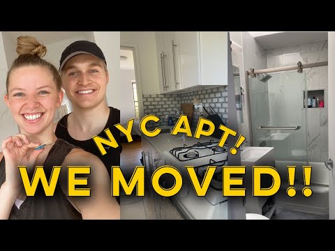 SURPRISE! WE MOVED!! | NYC empty apartment tour & moving day!