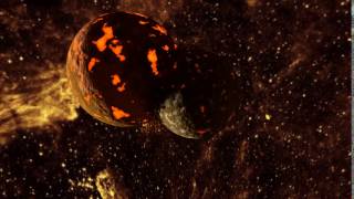 Planets colliding and exploding using Blender