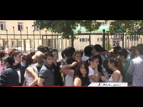 ეროვნული გამოცდების პირველი დღე გორში 1.07.2021