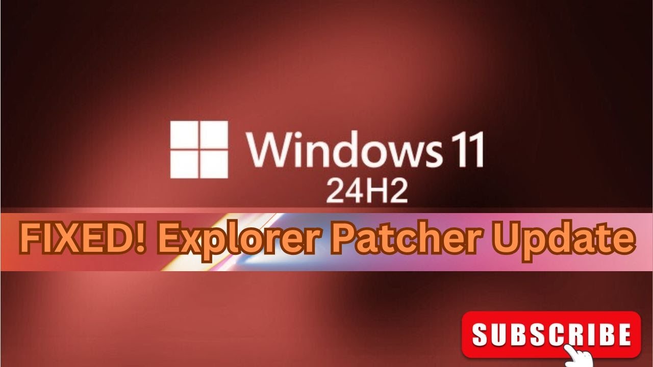 Windows 11 24H2 FIXED! ExplorerPatcher Update Restores Features & Removes Upgrade Block
