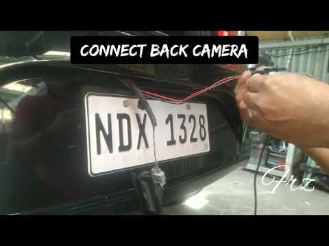 How to install Dashcam to Mitsubishi mirage hatchback? Front and back camera auto Switch reverse cam