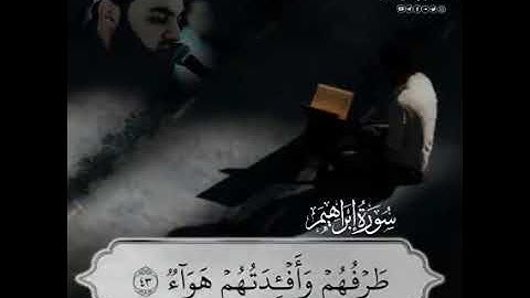 هذا بلاغ للناس ولينذروا به - تلاوة رائعة للشيخ عبدالرحمن الزواوي