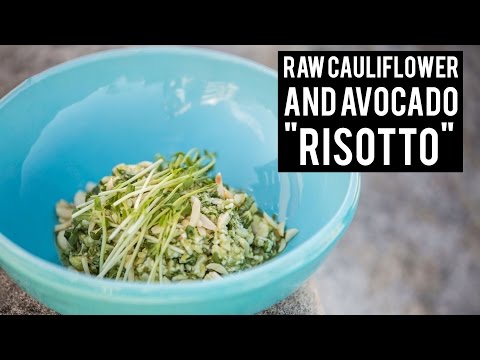 Raw Cauliflower Rice Risotto | Bondi Harvest