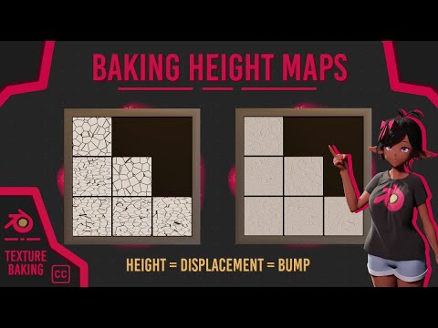 BAKING BUMP HEIGHT into a TEXTURE!! | Blender Texture Baking - YouTube