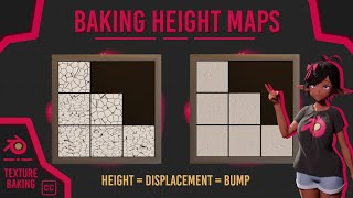 BAKING BUMP HEIGHT into a TEXTURE!! | Blender Texture Baking