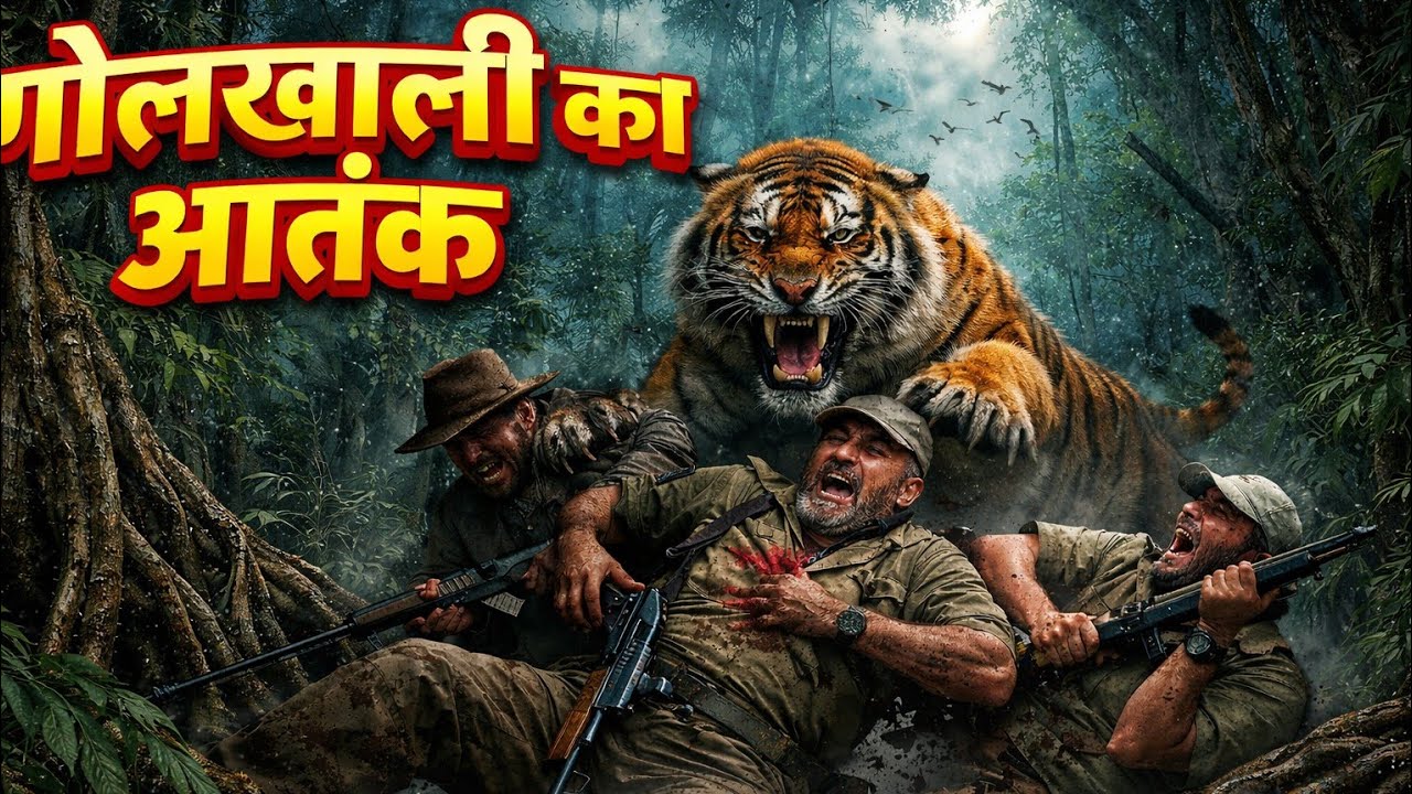 GOLKHALI  KA  ATANK .BY HUNTER PACHBDI.GAAJI  SUNDARBAN JUNGLE 