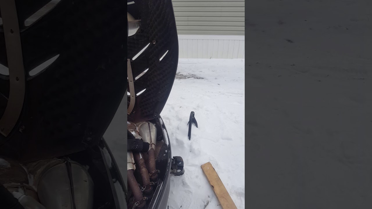 How to de ice frozen fuel line in a snowmobile YouTube
