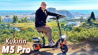 KuKirin M5 Pro Sit-On Electric Scooter Review - Powerful 1200W Motor, 20Ah Battery!