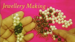 How to make Necklace at Home / Jewellery Designs Making / Handmade Jewelry #myhomecrafts #handmade