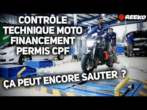 CONTRÔLE TECHNIQUE, CPF PERMIS MOTO : CA PEUT SAUTER ? 🔴 REEKO Unchained MOTOR NEWS