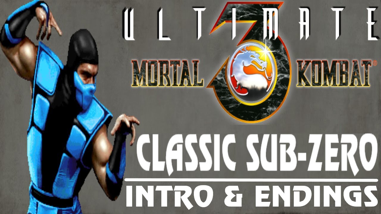 Ultimate Mortal Kombat 3 Intros & Endings Classic Sub Zero