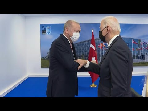 Turkish President Erdogan meets US President Biden | AFP