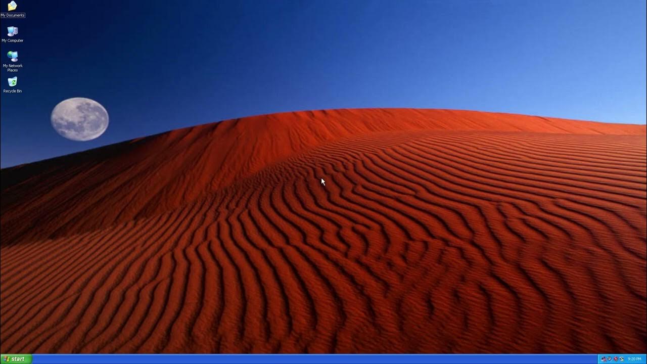 Windows XP пустыня