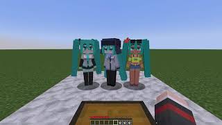 Hatsune Miku Minecraft mod
