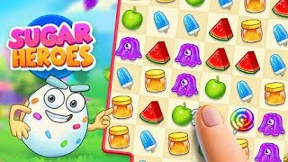 🍒Sugar Heroes - World match 3 game! screenshot 2