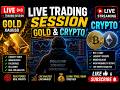 🔴 LIVE Gold (XAUUSD) & Crypto Trading | BTC, ETH Real-Time Analysis | SMC & ICT Strategy