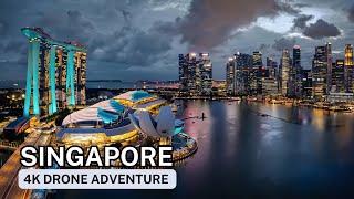 Singapore City By Drone - Singapore Drone View - Dram Trips