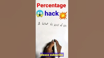 Percentage tricks 🔥 Simplification trick|Maths trick #shorts #mathstrick #short #shortvideo #maths
