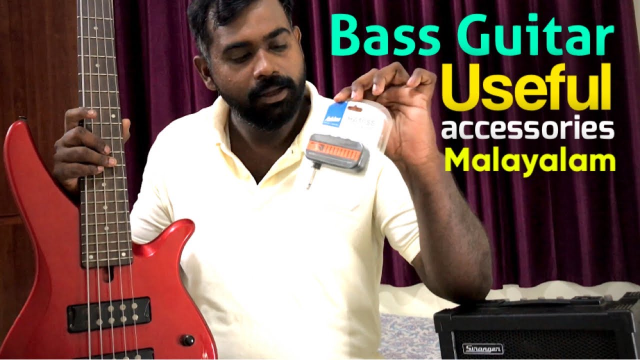 Bass guitar useful accessories malayalam YouTube